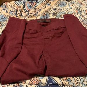 Maroon jeggings